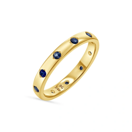 Glimmer Gemstone Band Ring