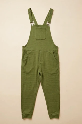 Grid Fleece Swoveralls - Moss