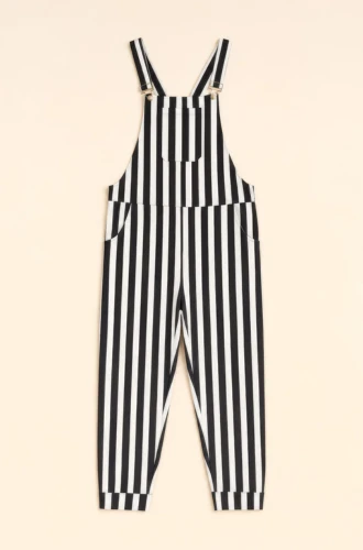 Swoveralls - Black/White Stripes